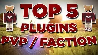 TOP 5 Best Plugins Minecraft Pvp Faction  18818 [upl. by Yadsendew523]