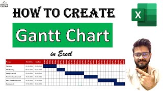 Gantt Chart in Excel‼️ Learn Excel Daily [upl. by Oiragelo467]