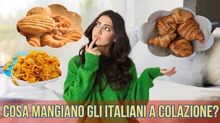 LA COLAZIONE DEGLI ITALIANI Cosa mangiano gli Italiani a Colazione Biscotti Cereali Yogurt [upl. by Eletnahs57]