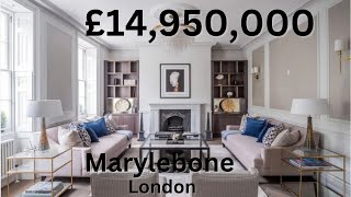 £14950000 Marylebone House  London Real Estate [upl. by Lorene]