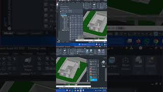 how to 3d modeling drawing design amp color in AutoCAD CIVIL3D part 02autocadcivil3d [upl. by Aeriell]