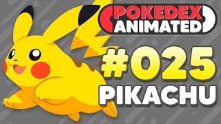 Pokedex Animated  Pikachu [upl. by Slohcin687]