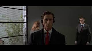 Patrick Bateman Full Office Walk Scene  American Psycho 1080p [upl. by Aikem]