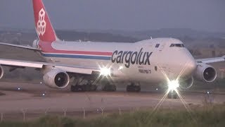 Cargolux  Panalpina Lindo demais Boeing 7478F Esse avião é SENSACIONAL [upl. by Abigale900]