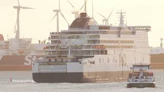 Pride of Rotterdam  IMO 9208617 and STENA CRYSTAL SKY  IMO 9383900 [upl. by Lynus]