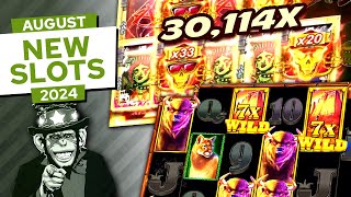 Big Wins on New Slots August 2024 [upl. by Ethben812]