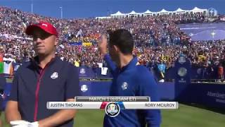 2018 Ryder Cup  LIVE at the Range amp 1st Tee [upl. by Prima836]