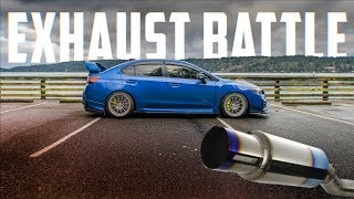 TOMEI EXHAUST VS NAMELESS AWE TOURING GREDDY  2015  2020 SUBARU WRX STI [upl. by Rennerb]