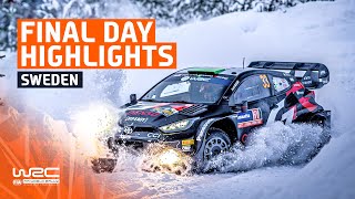 Final Day Highlights  WRC Rally Sweden 2024 [upl. by Eetsim]