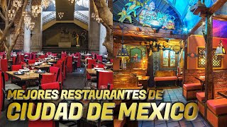 Mejores RESTAURANTES de Ciudad de Mexico  Los LUGARES que debes probar en CDMX [upl. by Scandura]