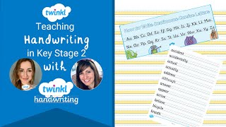 Teaching Handwriting in KS2 with Twinkl [upl. by Edorej]