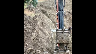 How to Slope your Ditch with a Digging Bucket and 5 Bonus Tips to Increase Digging Speed [upl. by Urba]