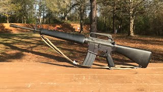 Shooting a Mattel M16A1 rifle [upl. by Anetsirk]