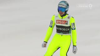 Skifliegen Vikersund 2017 Michael Hayboeck 2415m FULL HD [upl. by Cheston680]