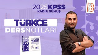 8 KPSS Türkçe  İsim Ad  Kadir Gümüş  2025 [upl. by Retsehc187]