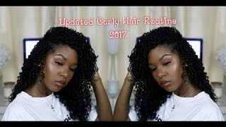 Kendras Updated Curly Hair Routine 2017 [upl. by Legna672]