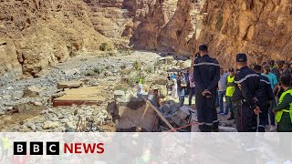 Flooding kills more than 20 in Morocco and Algeria  BBC News [upl. by Anitsugua951]