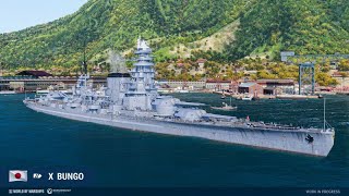 Yamatos Rival  Tier X Japanese Battlecruiser Bungo First Impressions World of Warships [upl. by Anelat51]