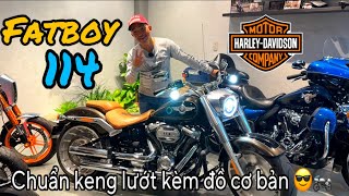 570Tr có ngay FATBOY 114 chuẩn keng lướt  mẫu cruiser được ưa chuộng nhà HD lên sóng mời anh em 🏍️😍 [upl. by Steel]