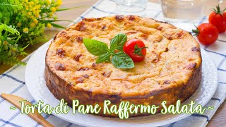 Torta di Pane Raffermo Salata  Ricetta di Recupero Svuotafrigo  55Winston55 [upl. by Raney]