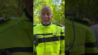 Dutch Police Captain explains why his motorcycle unit is proud to escort to our convoy of veterans [upl. by Brine]