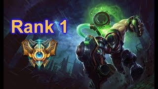 Rank 1 is a Singed main whos a Pro support player [upl. by Leinto448]