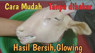 Cara membersihkan Kepala Kambing [upl. by Schaffer979]