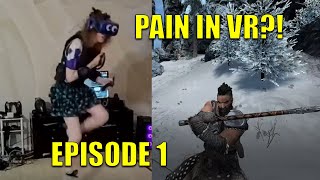 Completing Skyrim VR with Haptic Suit that CAUSES REAL PAIN  EPISODE 1 [upl. by Neved250]