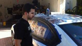 PlastiDip on Window Trim  Black Out Chrome Window Trim on Your Car  Dipyourcarcom [upl. by Cannell]