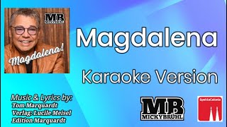 Magdalena  Karaoke Version  Orignal by Micky Brühl [upl. by Silsbye]