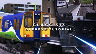 OpenBVE Tutorial How to set up the Class 313 Train [upl. by Akinorev668]