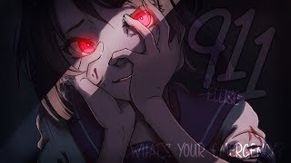 Nightcore ↬ 911 lyrics [upl. by Fisuoy]