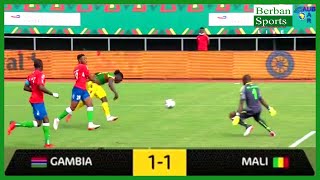 AFCON 2022 Gambia vs Mali 1  1 Goals and Highlights [upl. by Nossaj]