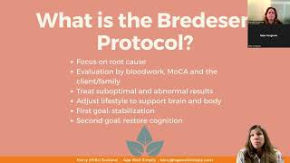 Bredesen Protocol Strategy to Treat Those with Dementia [upl. by Allbee979]