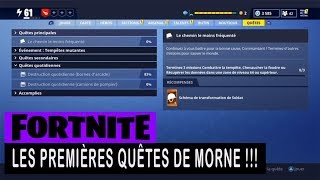 FORTNITE  SAUVER LE MONDE  LES PREMIÈRES QUÊTES DE MORNE [upl. by Tnek]