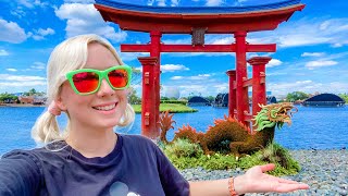 EPCOT Japan Pavilion 2021 FULL TOUR Fun Facts Food Drinks Hidden Details Unique Store amp MORE [upl. by Carrick348]