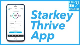 Starkey Livio Hearing Aid App  Thrive Hearing Control Tutorial [upl. by Eisdnyl]