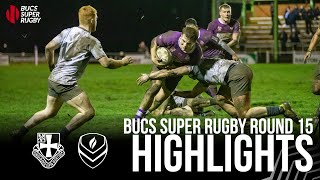 BUCS Super Rugby Highlights  Durham vs Loughborough [upl. by Salina]