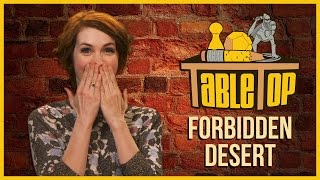 Forbidden Desert Felicia Day Alan Tudyk and Jon Heder join Wil Wheaton on TableTop S03E02 [upl. by Anillehs]