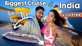 Living in The Most Luxurious Cruise of India 😍 Mumbai to Goa  SoyabeanCouple [upl. by Niletak481]