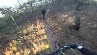 Downhill Area at Allaire State Park Mountain Bike Trails in New Jersey [upl. by Odelet943]