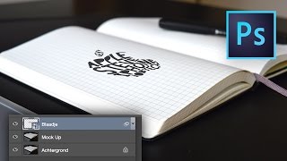Hoe maak je een MockUp in Photoshop [upl. by Eltsyrk]