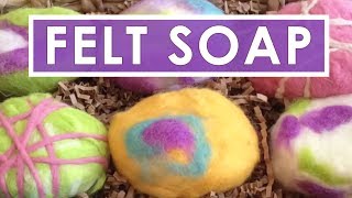 How to Make Felted Soap  DIY Craft amp Gift Idea [upl. by Iras104]