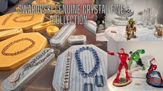 SWAROVSKI GENUINE CRYSTAL  JEWELRY AND FIGURINE COLLECTION ‼️❗️ [upl. by Yllak]