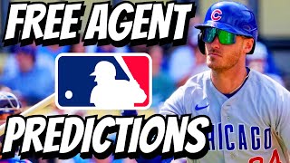 MLB Free Agent Predictions 2024 [upl. by Supmart364]