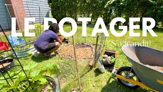 Le potager s’agrandit et je suis heureuse  épisode 2 [upl. by Seen]