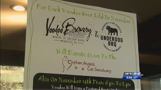 Underdog BBQ and Voodoo Brewery teaming up to save lives of animals [upl. by Thirza]