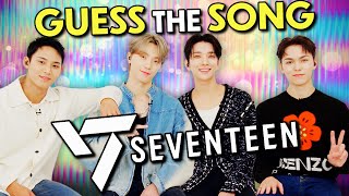 SEVENTEEN Guesses the SEVENTEEN Song in One Second [upl. by Kilar634]