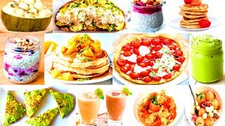 10 Recetas de Desayunos Fáciles Rápidos Ligeros Sanos Nutritivos y Super Ricos [upl. by Sarah622]