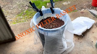 Koi pond filter upgrade part 2  Anoxic filter basket 😊 koi pondfilter [upl. by Ahtebat6]